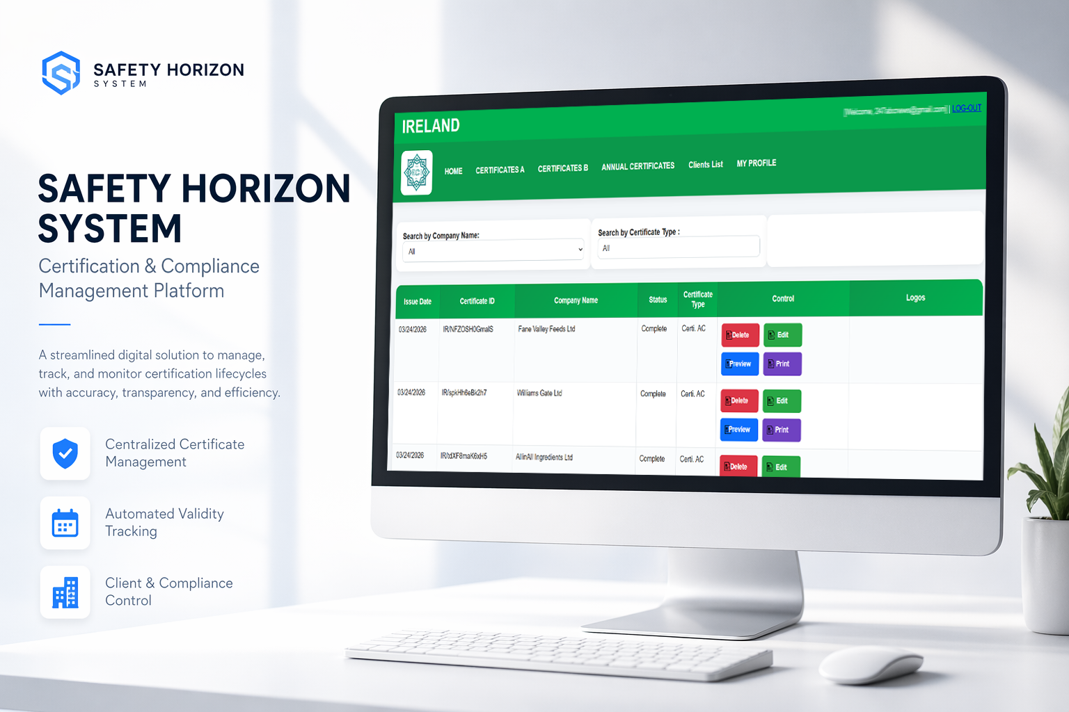 Safety Horizon System